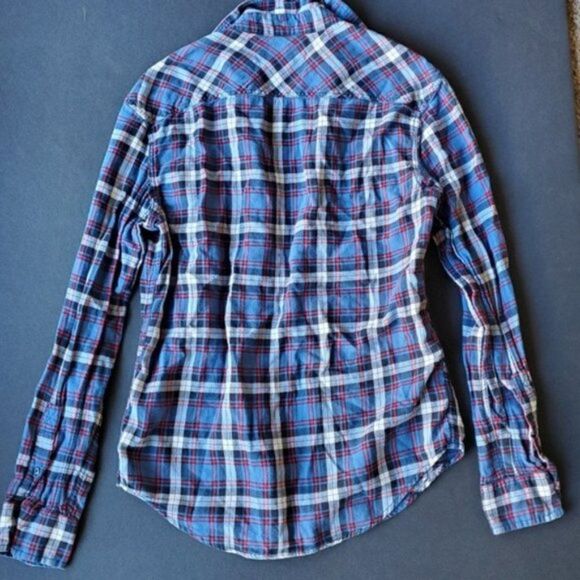 💍American Eagle Plaid Button Down Shirt - Picture 6 of 8